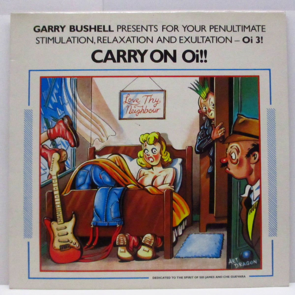 V.A. (80's UK Oi!コンピ!) - Carry On Oi!! (UK '96 限定再発「グリーンヴァイナル」LP/STEP LP18)