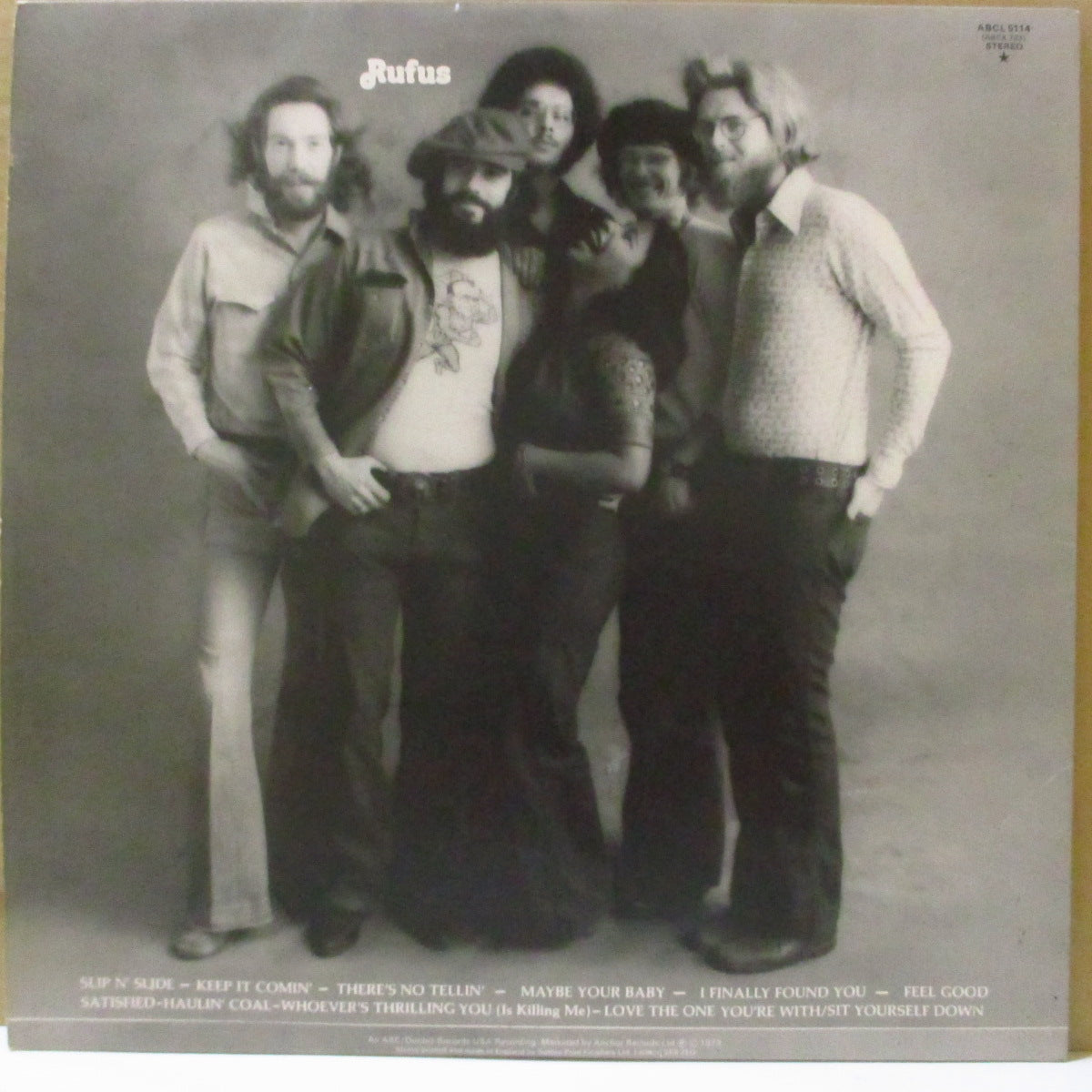 RUFUS (ルーファス = チャカ・カーン在籍) - Rufus (1st) (UK '74 オリジナル・ステレオ LP/見開きジャケ)名作デビュー・アルバム!