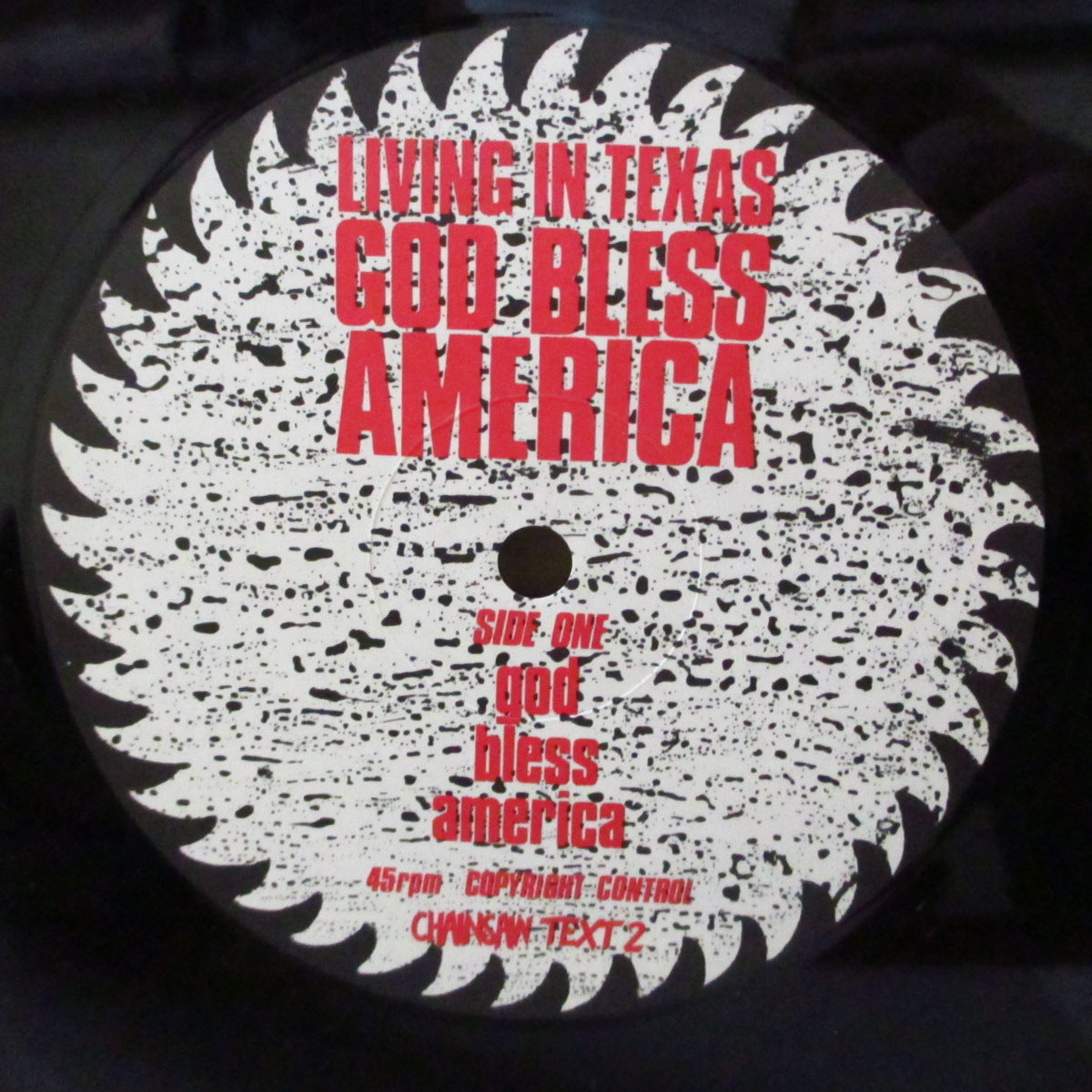 LIVING IN TEXAS (リヴィング・イン・テキサス) - God Bless America +3 (UK '84 オリジナル4曲入り 12インチ)