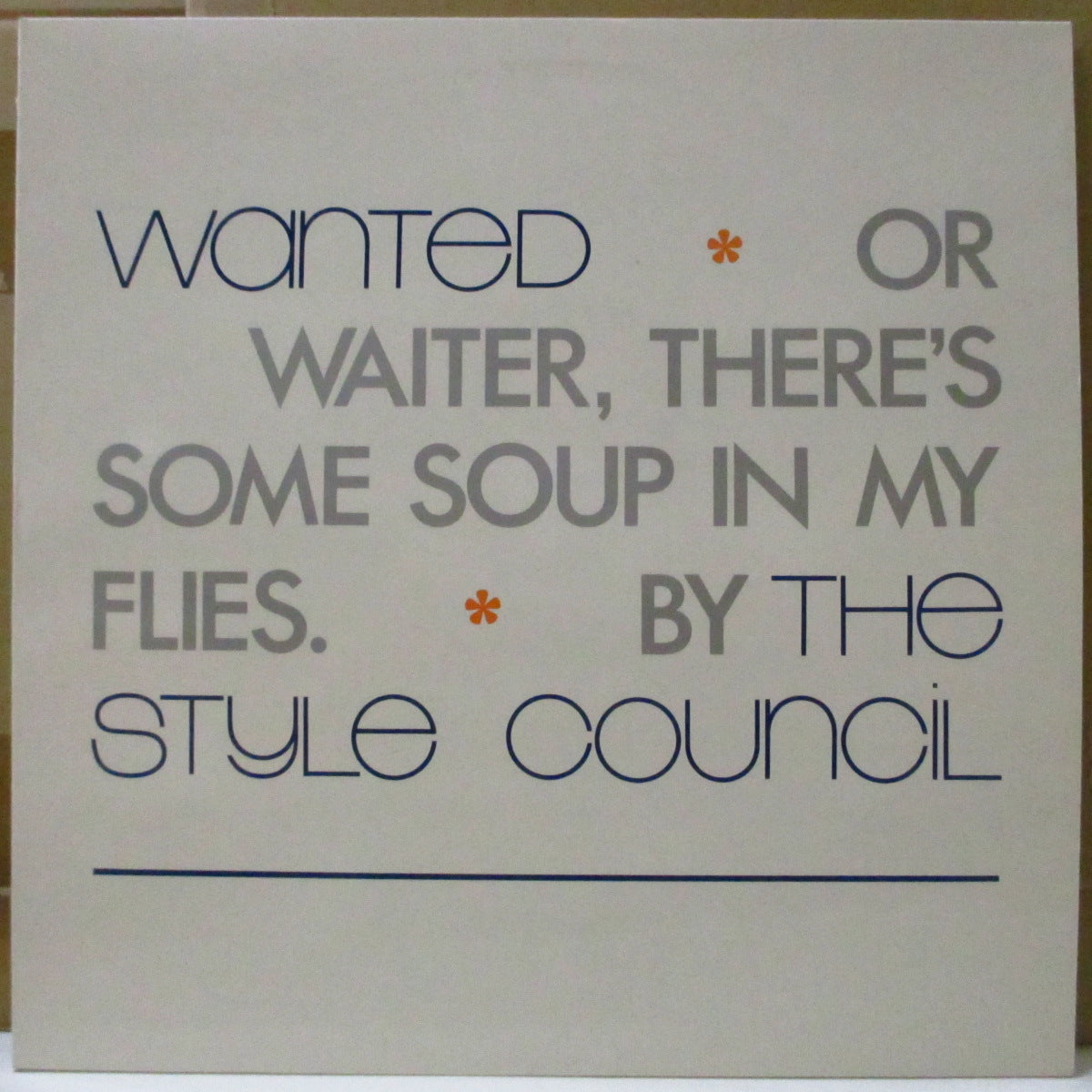 STYLE COUNCIL, THE (スタイル・カウンシル) - Wanted +2 (UK オリジナル 12インチ+光沢インナー/表面光沢ジャケ)