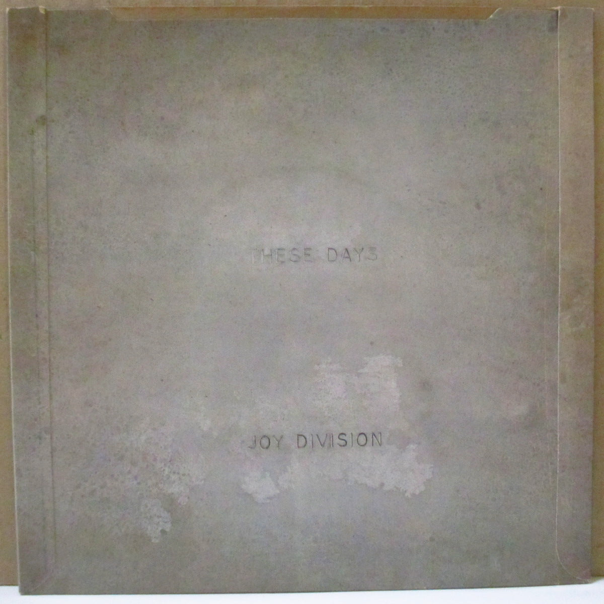 JOY DIVISION (ジョイ・ディヴィジョン) - Love Will Tear Us Apart +2 (UK オリジナル「黒盤」7インチ+裏面切り込み光沢固紙ジャケ)