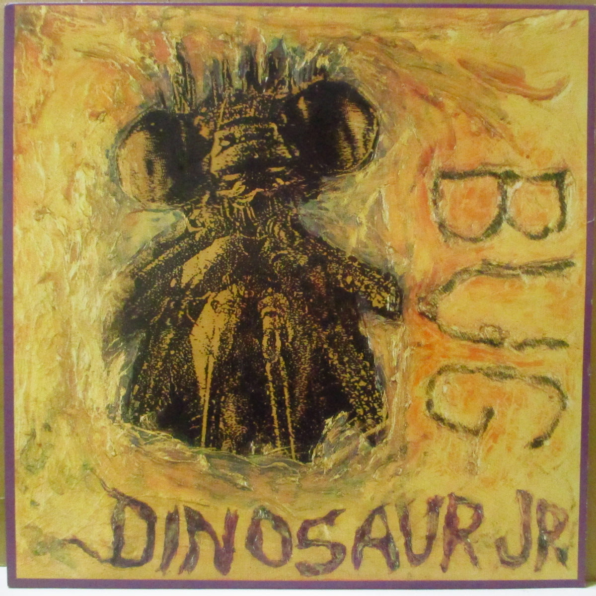 DINOSAUR Jr. (ダイナソーJr.) - Bug (US '11 Jagjaguwar社再発「茶色ロゴラベ」「黒盤」 LP) '88年3rdアルバム