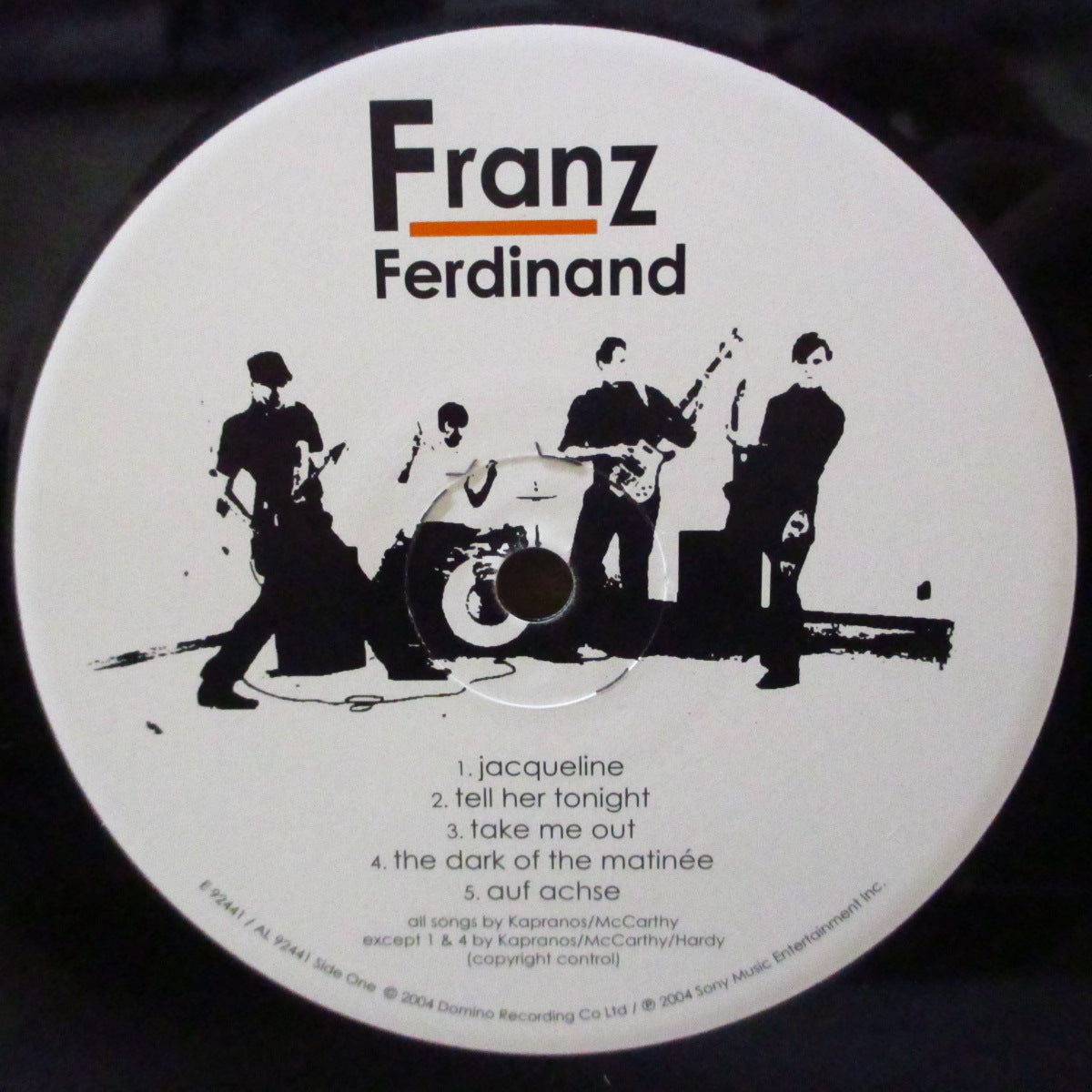 FRANZ FERDINAND (フランツ・フェルディナンド) - S.T. <1st Album> (US オリジナル「マトリクスにⓊ無し」 LP+固紙インナー/光沢エンボスジャケ) '04年1stアルバム
