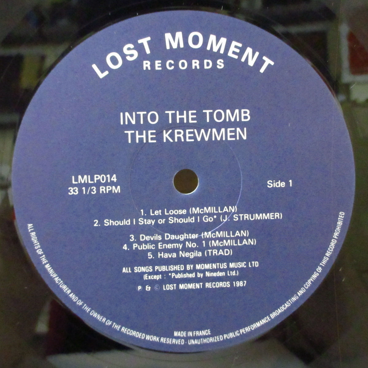 KREWMEN (クリューメン) - Into The Tomb (UK オリジナル LP)
