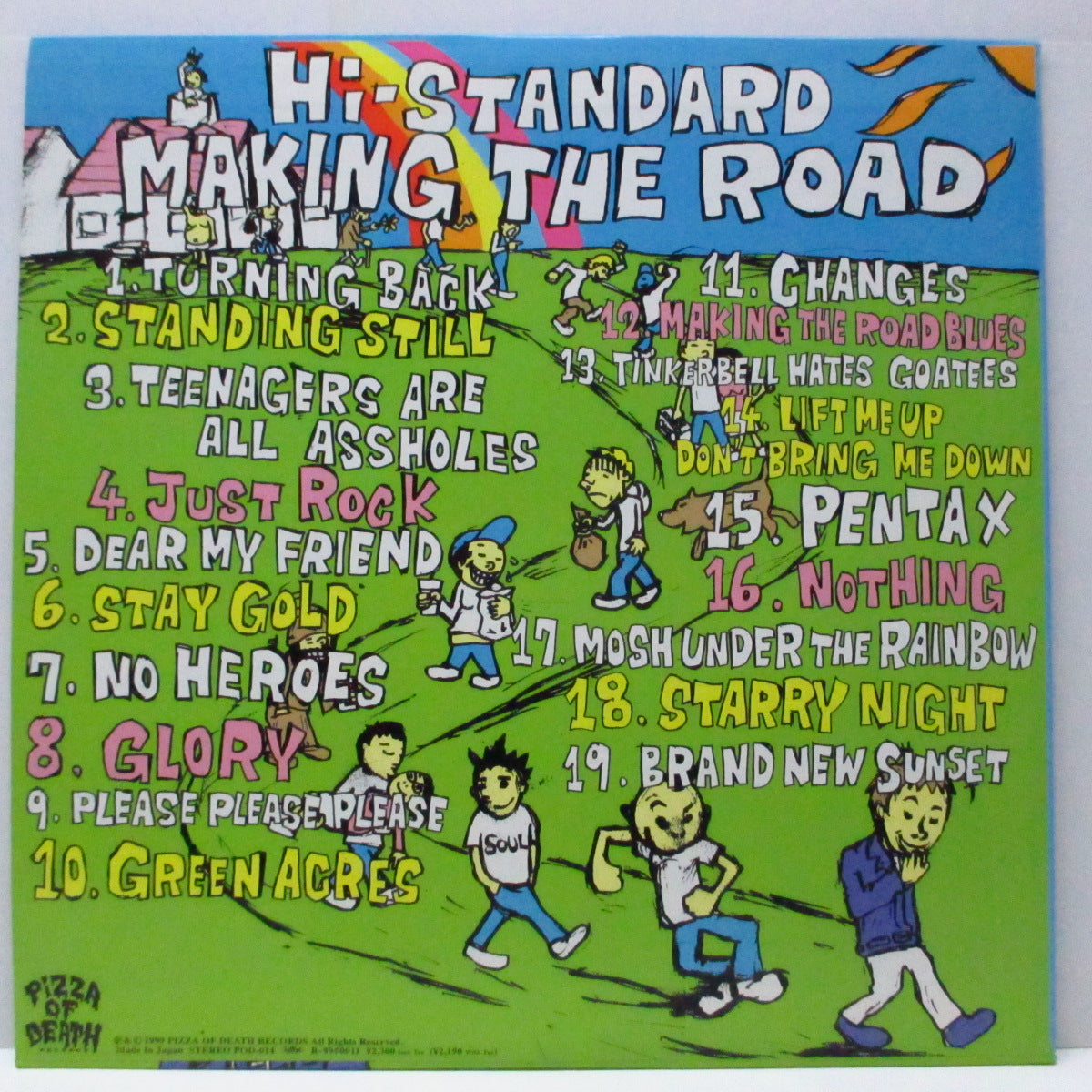 Hi-STANDARD (ハイ・スタンダード) - Making The Road (Japan オリジナル LP+インサート2枚)