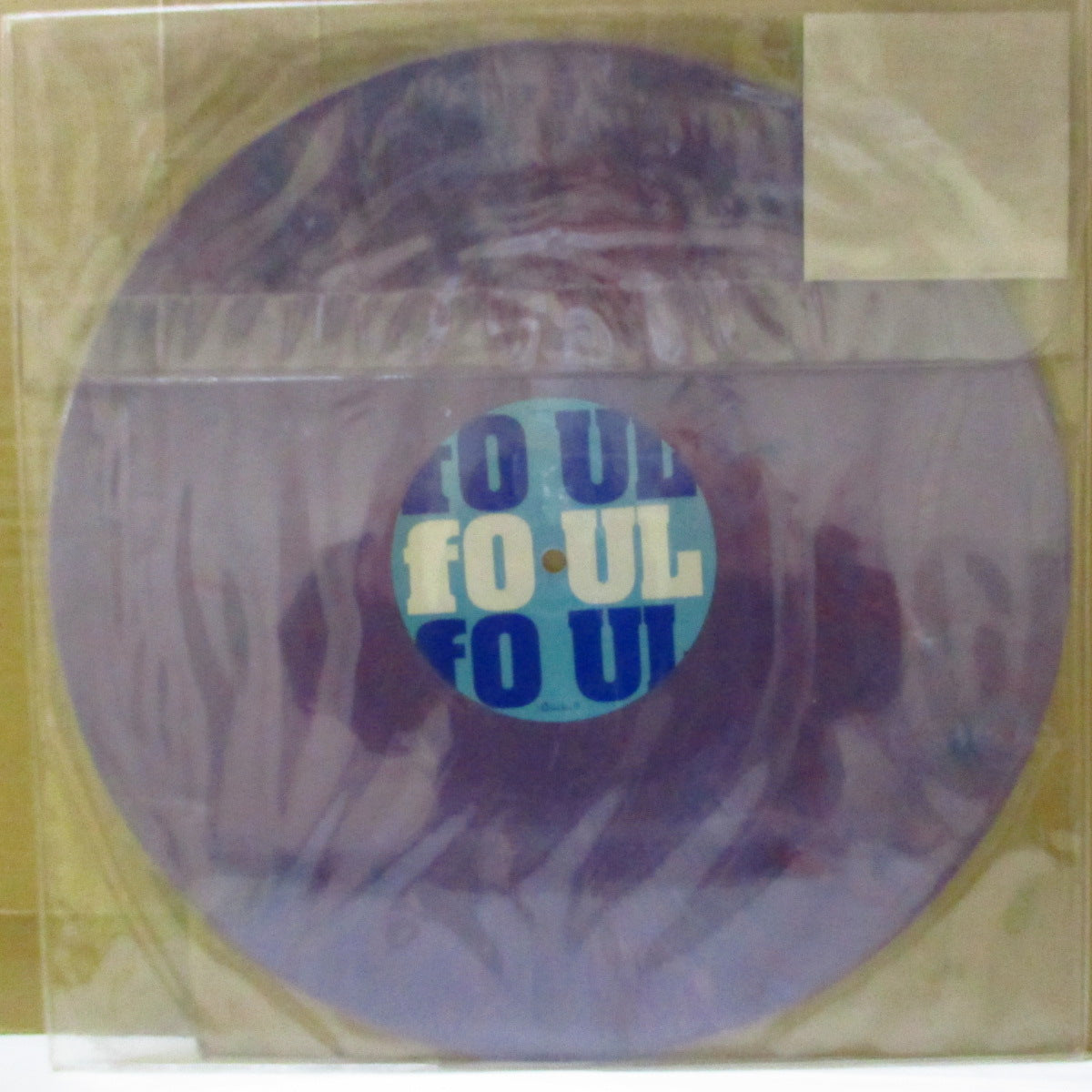 BLOODTHIRSTY BUTCHERS +/ fOUL (ブラッドサースティ・ブッチャーズ + ファウル) - Untitled (Japan '97 限定6曲入りスプリット33回転「紫マーブル盤」 12インチ+レアステッカー付きPVC)