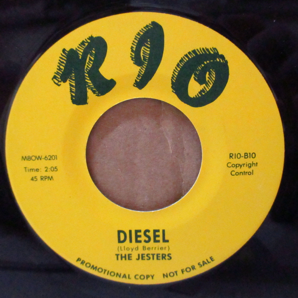 JESTERS, THE (ザ・ジェスターズ) - Diesel / The Jesters Jump (US 80's 再発ジャケ付き7インチ) オハイオ・ロックンロール'61年1st&2ndカップリング、ロックンロール
