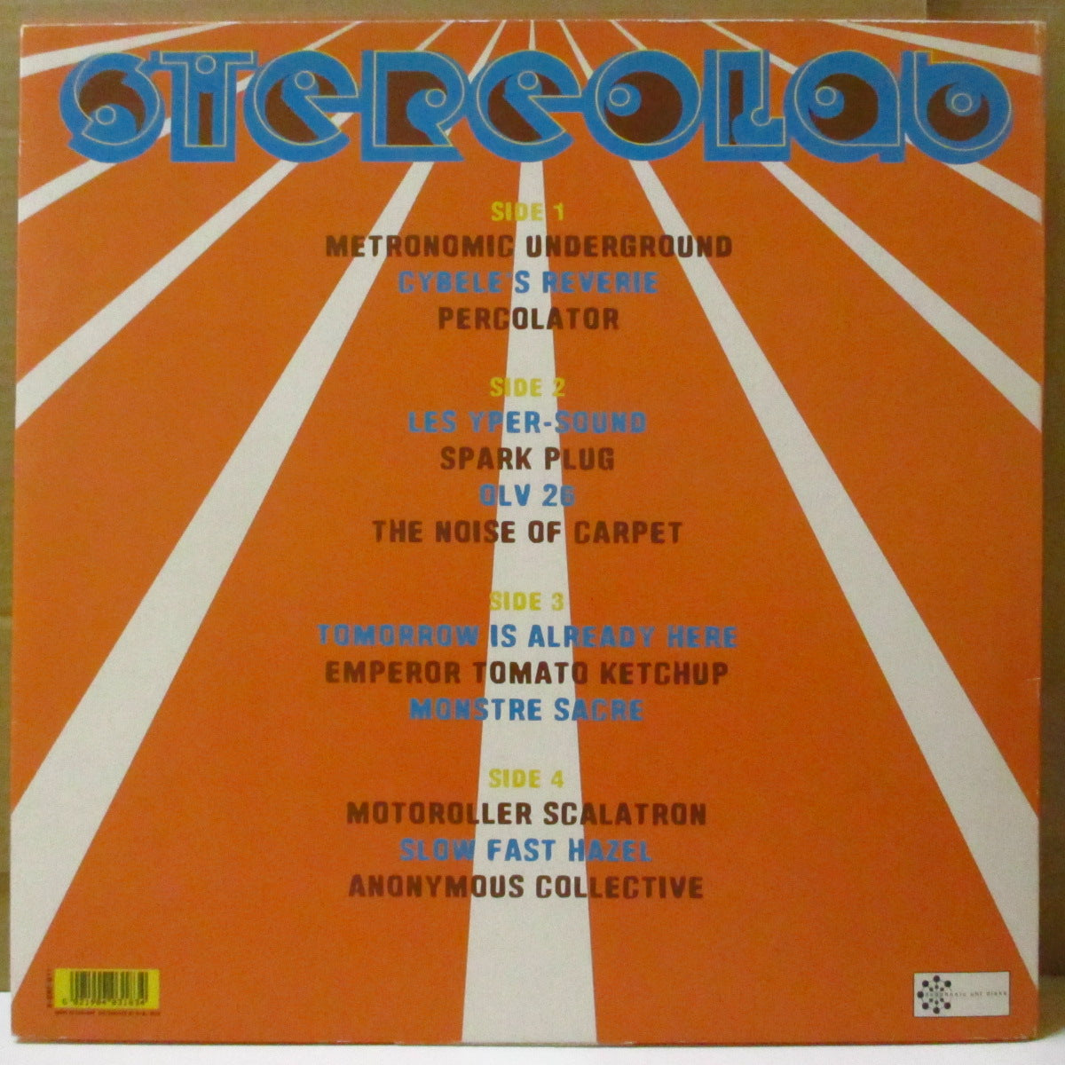 STEREOLAB (ステレオラブ) - Emperor Tomato Ketchup (UK '96 限定「ラメ入り黄盤」 2xLP/光沢見開きジャケ) 4thアルバム