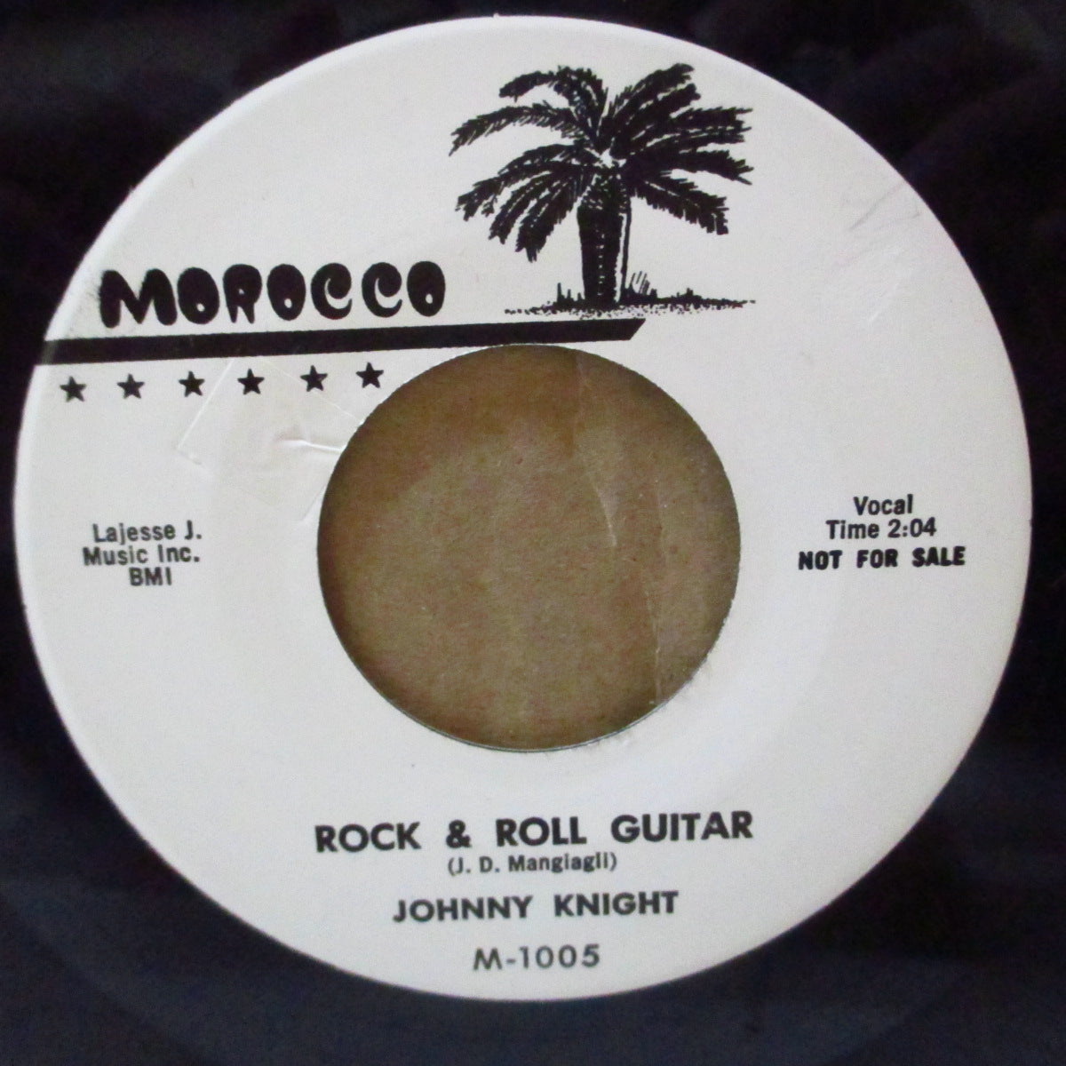 JOHNNY KNIGHT (ジョニー・ナイト) - Rock & Roll Guitar / Snake Shake (US 90's 限定リプロ7インチ)ワイルド・ロカビリー・クラシック!