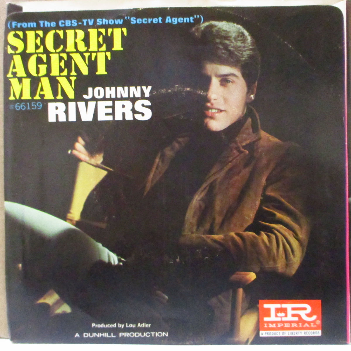 JOHNNY RIVERS (ジョニー・リヴァース) - Secret Agent Man (US '66 オリジナルジャケ付 7インチ)大ヒットTV-スパイ映画のテーマ曲