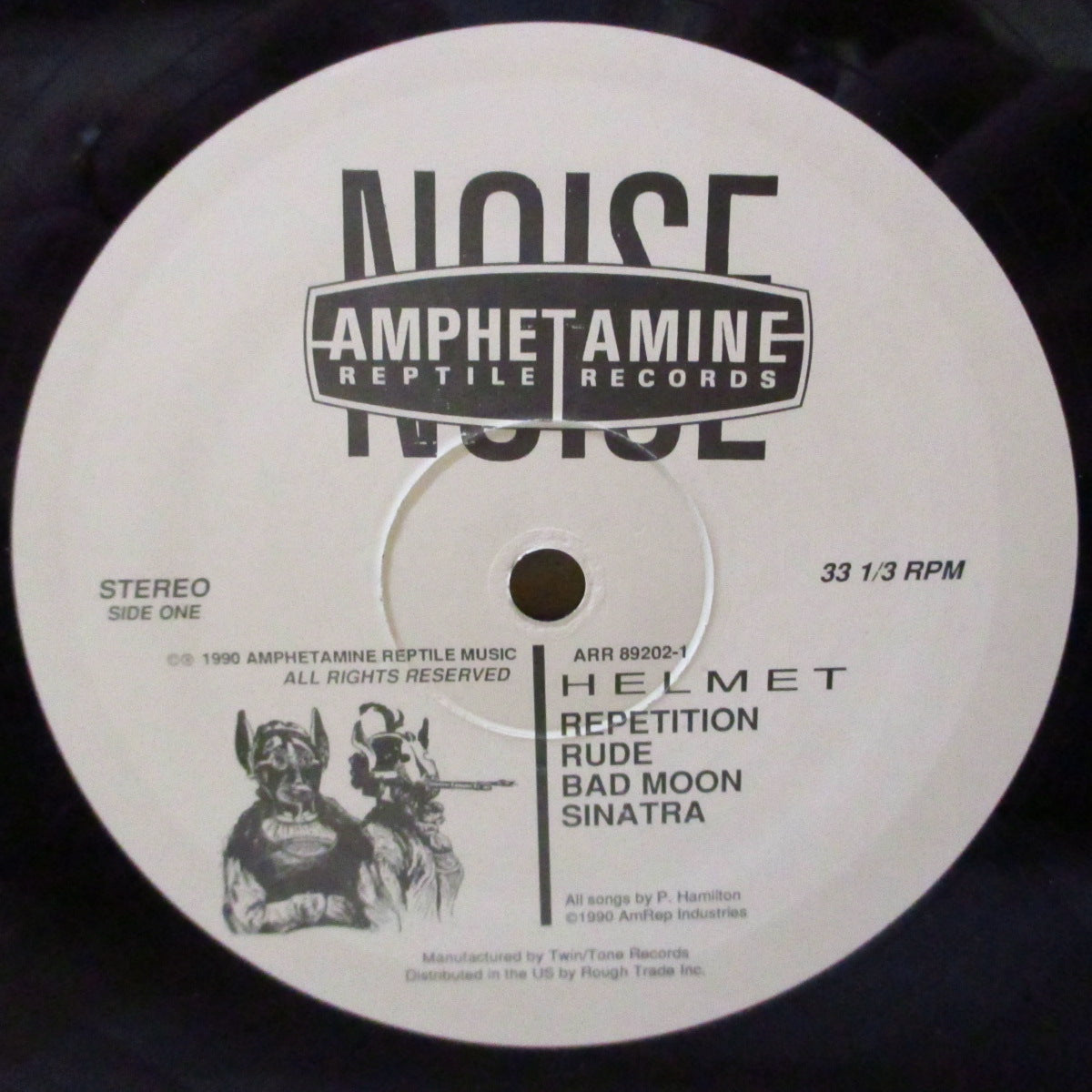 HELMET (ヘルメット) - Strap On It (US オリジナル LP) '90年1stアルバム米初盤、美品!
