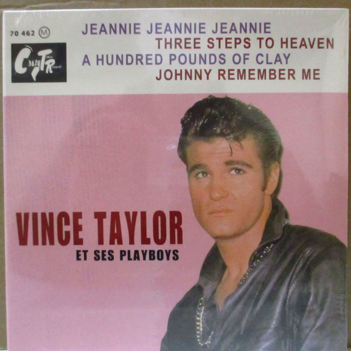 VINCE TAYLOR & PLAYBOYS (ヴィンス・テイラー) - Jeannie Jeannie Jeannie +3 (フランス '13 再発ジャケ付き4曲入り7インチEP/廃盤 Newシールド未発表セッションカバー収録。