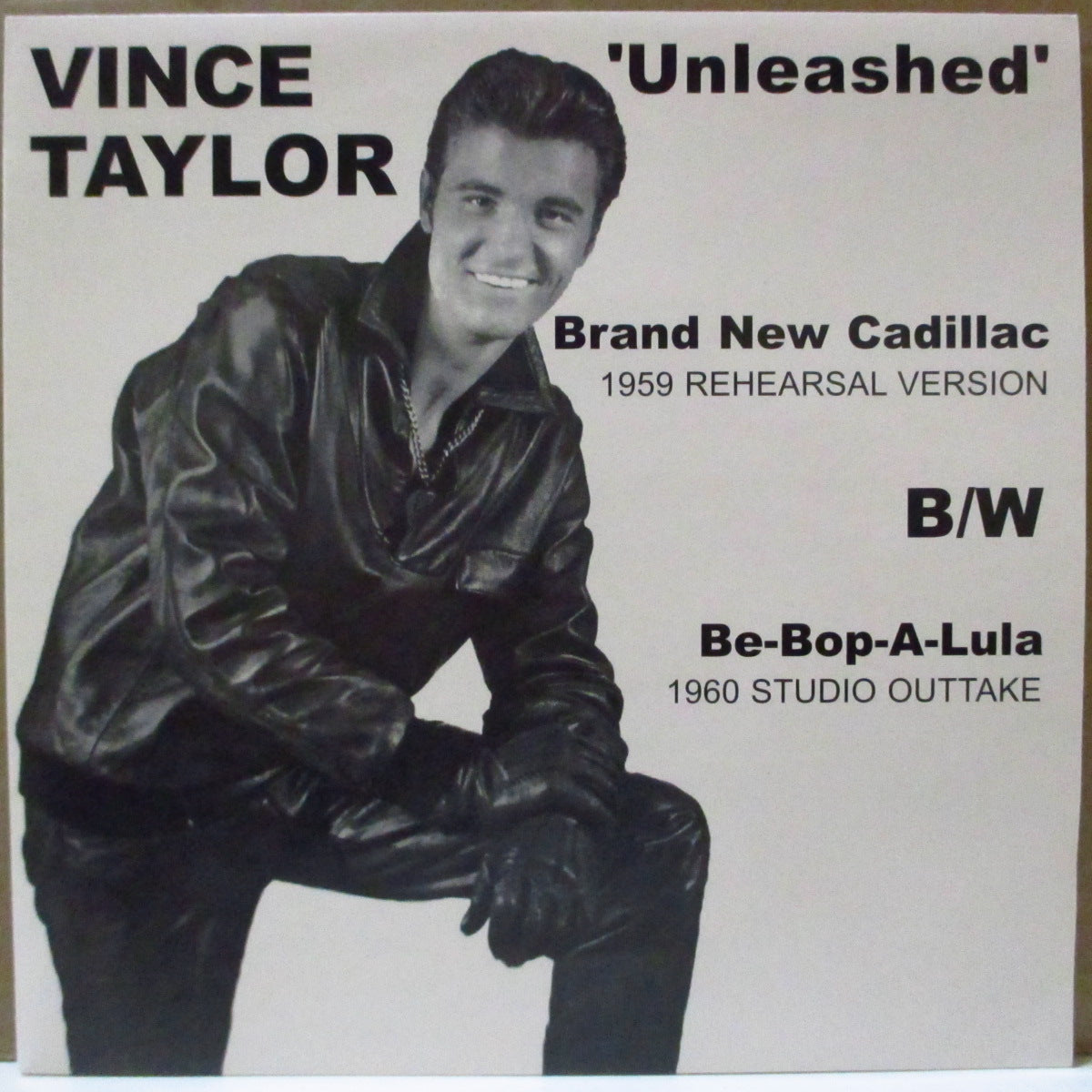 VINCE TAYLOR & PLAYBOYS (ヴィンス・テイラー) - Unleashed:Brand New Cadillac / Be-Bop-A-Lula (EU '03 限定ジャケ付き7インチ/廃盤)未発表レアトラック!