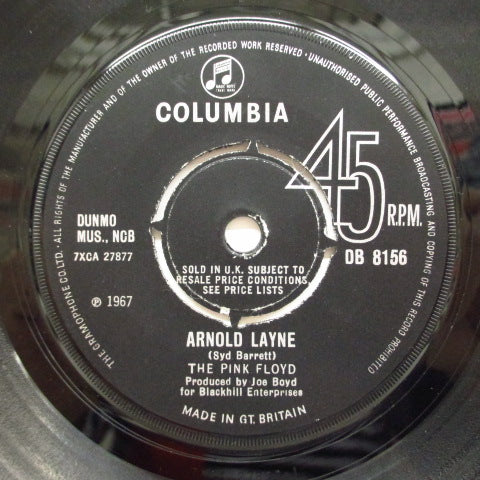 PINK FLOYD (ピンク・フロイド) - Arnold Layne (UK オリジナル「ラウンドセンター」7"+カンパニースリーブ)