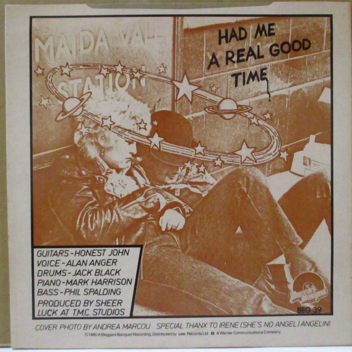 COCKNEY 'N' WESTERNS (コックニーン・ウエスタンズ) - She's No Angel (UK '80 再発 7インチ/光沢固紙ジャケ)