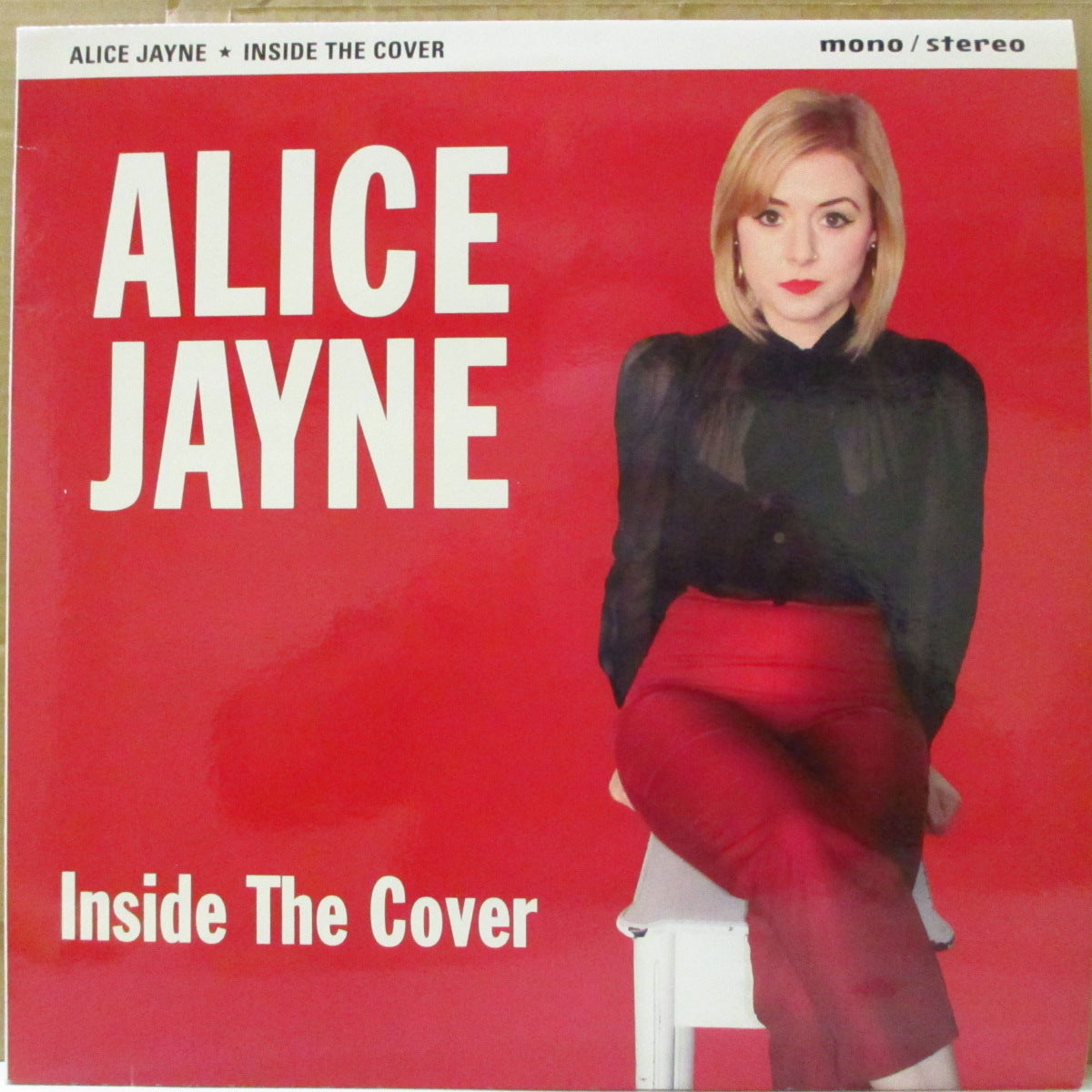 ALICE JAYNE (アリス・ジェイン) - Inside The Cover (UK オリジナル「黒盤」 LP/両面コーティングジャケ) '17年1stアルバム