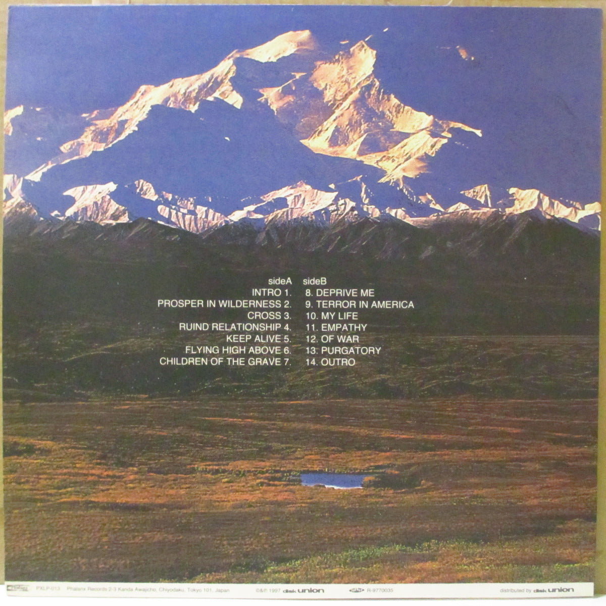 HELLBENT (ヘルベント) - Prosper In Wilderness (Japan オリジナル LP+インサート) '97年初1stアルバム