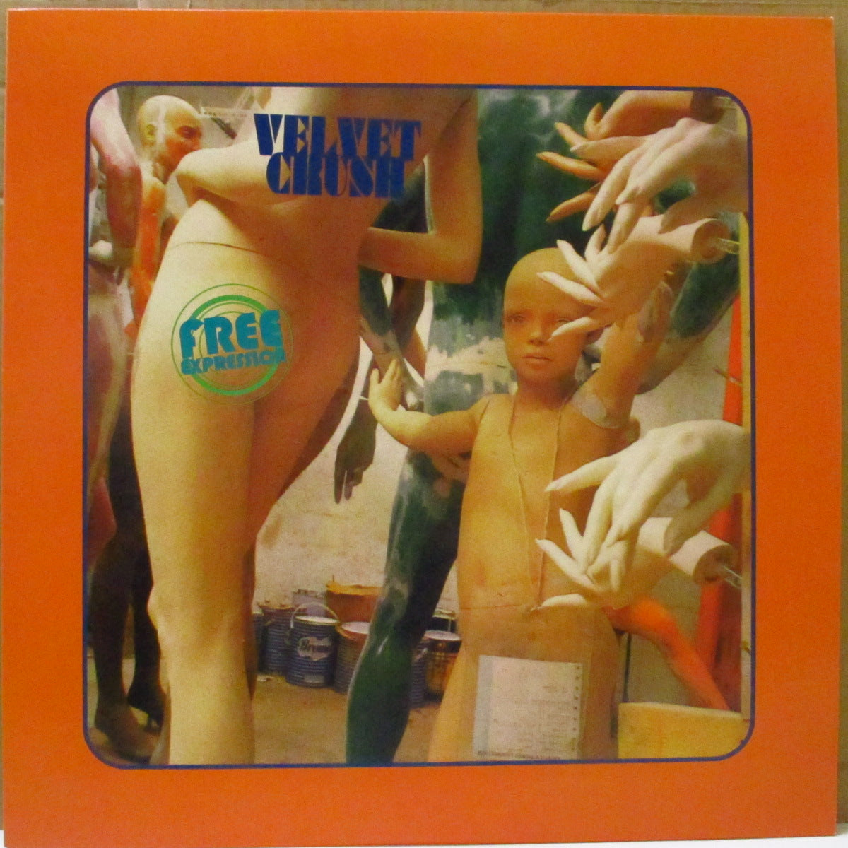 VELVET CRUSH (ヴェルヴェット・クラッシュ) - Free Expression (US オリジナル180グラム重量 LP+インナー, ポスター) '99年4thアルバム