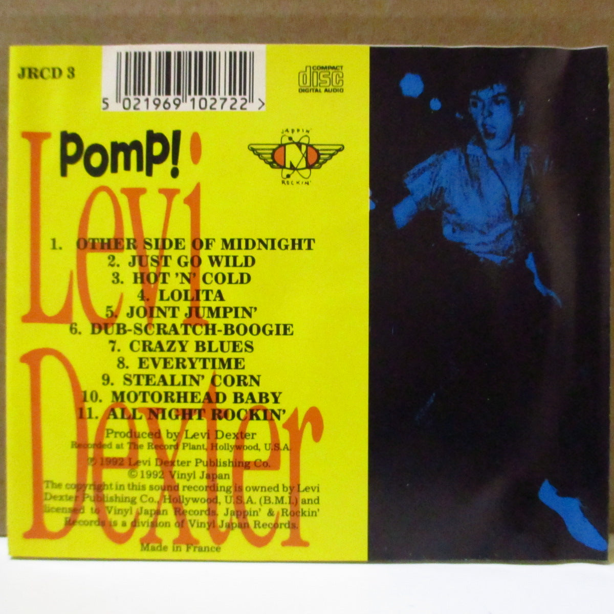 LEVI DEXTER (リーヴァイ・デクスター) - Pomp! (UK オリジナル CD) '92年1stソロアルバム