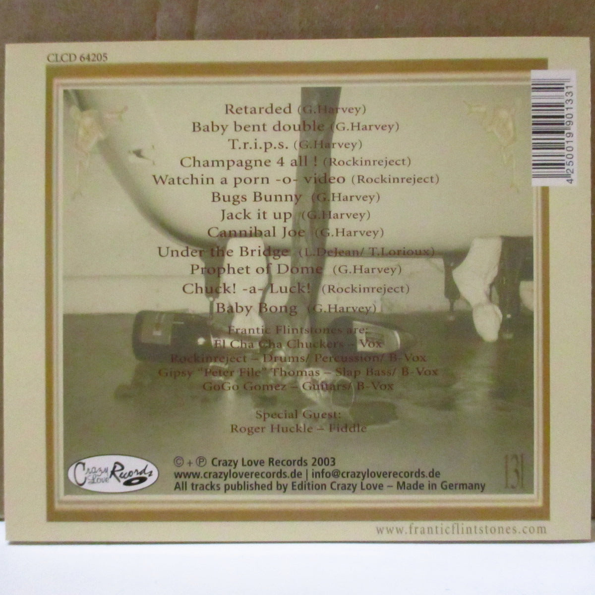 FRANTIC FLINTSTONES (フランティック・フリントストーンズ) - Champagne 4 All ! (German オリジナル CD) '03年アルバム