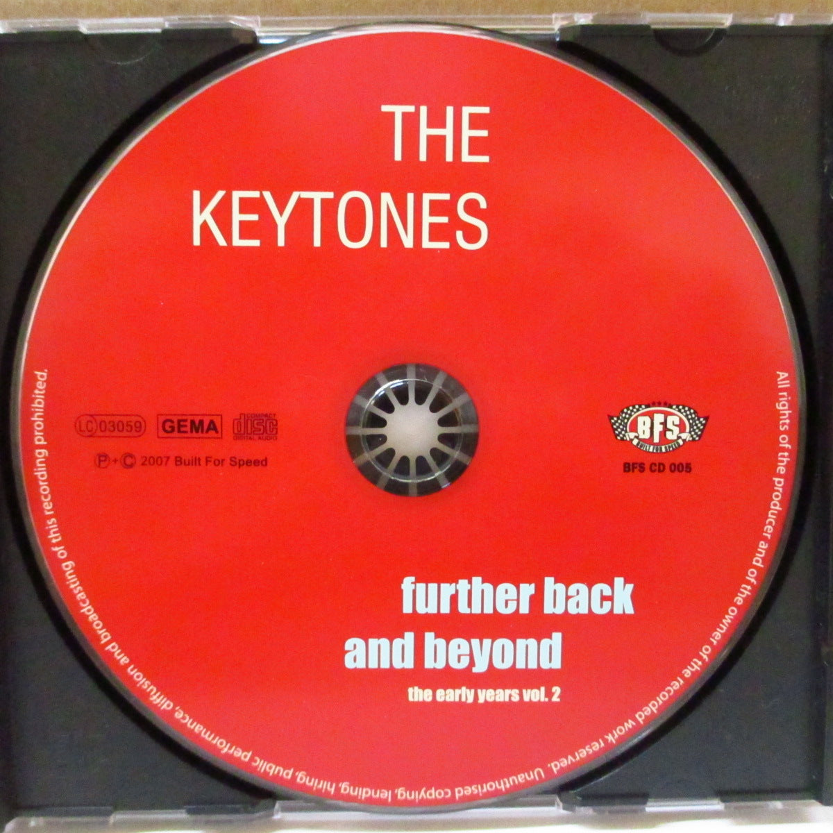 KEYTONES (キートーンズ) - Further Back And Beyond - The Early Years Vol.2 (German オリジナル CD) '07年初期ベストアルバム第2弾