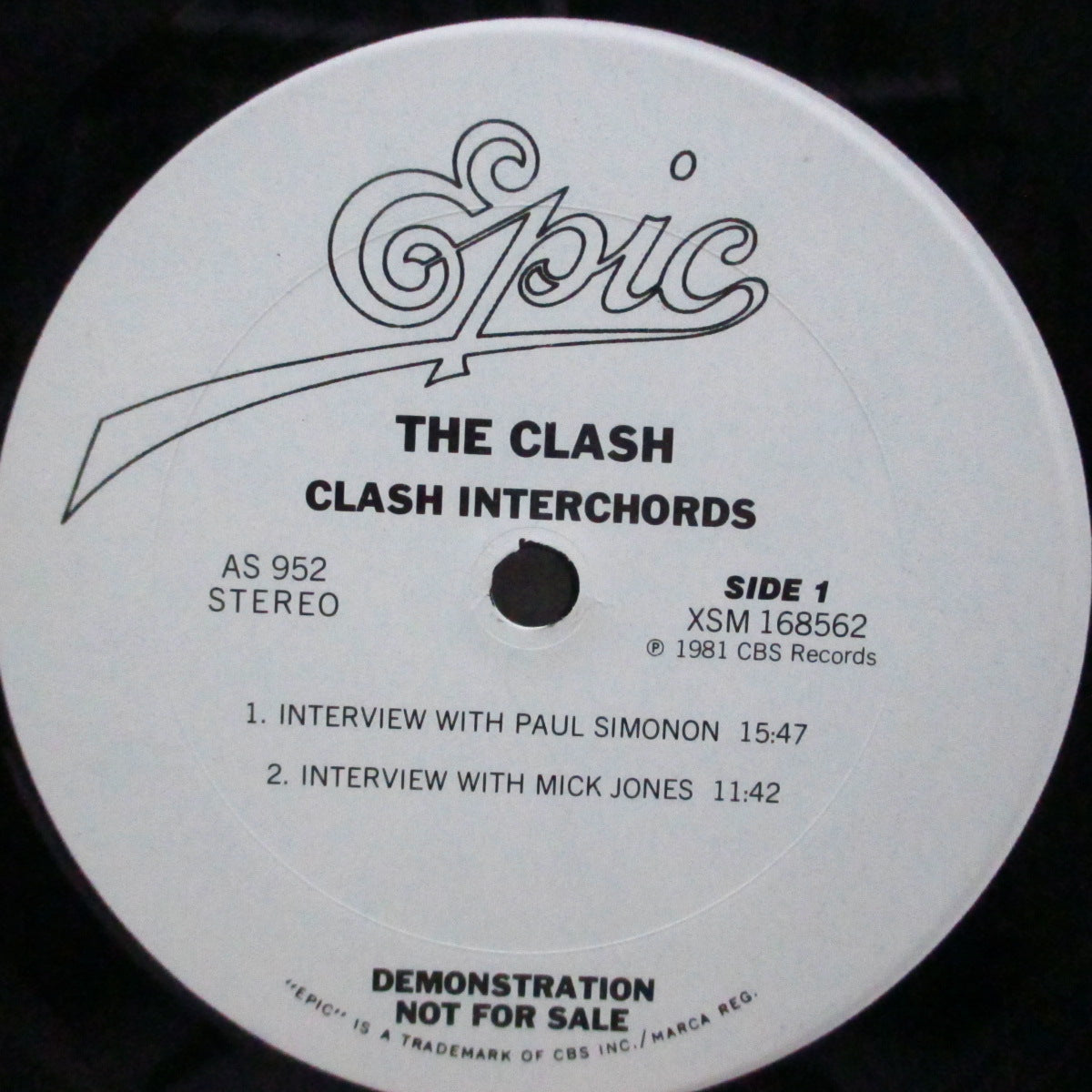 CLASH, THE (クラッシュ) - If Music Could Talk : Interchords (US プロモオンリー LP) インタビュー &「サンディニスタ」からの10曲!