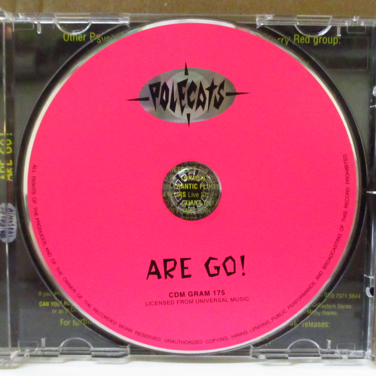 POLECATS (ポールキャッツ) - Are Go! (UK '03 再発 CD) '81年1stアルバム