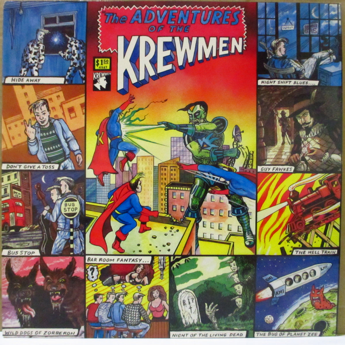 KREWMEN (クリューメン) - The Adventures Of The Krewmen (UK オリジナル LP) '86年1stアルバム