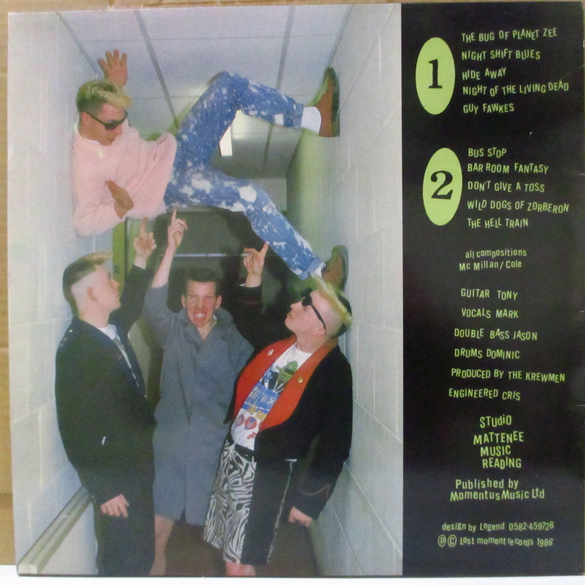 KREWMEN (クリューメン) - The Adventures Of The Krewmen (UK オリジナル LP) '86年1stアルバム