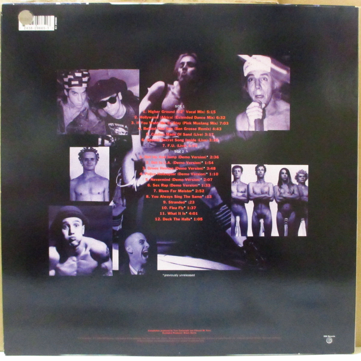RED HOT CHILI PEPPERS (レッド・ホット・チリ・ペッパーズ) - Out In L.A. (US オリジナル LP+インナー) '94年コンピレーション
