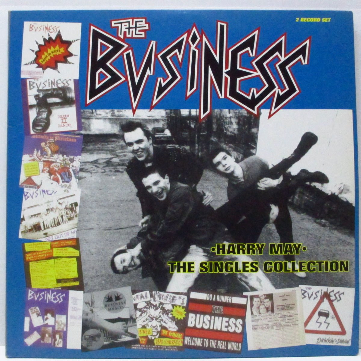BUSINESS, THE (ザ・ビジネス) - Harry May - The Singles Collection (US オリジナル「ブラックヴァイナル」2xLP/見開ジャケ)