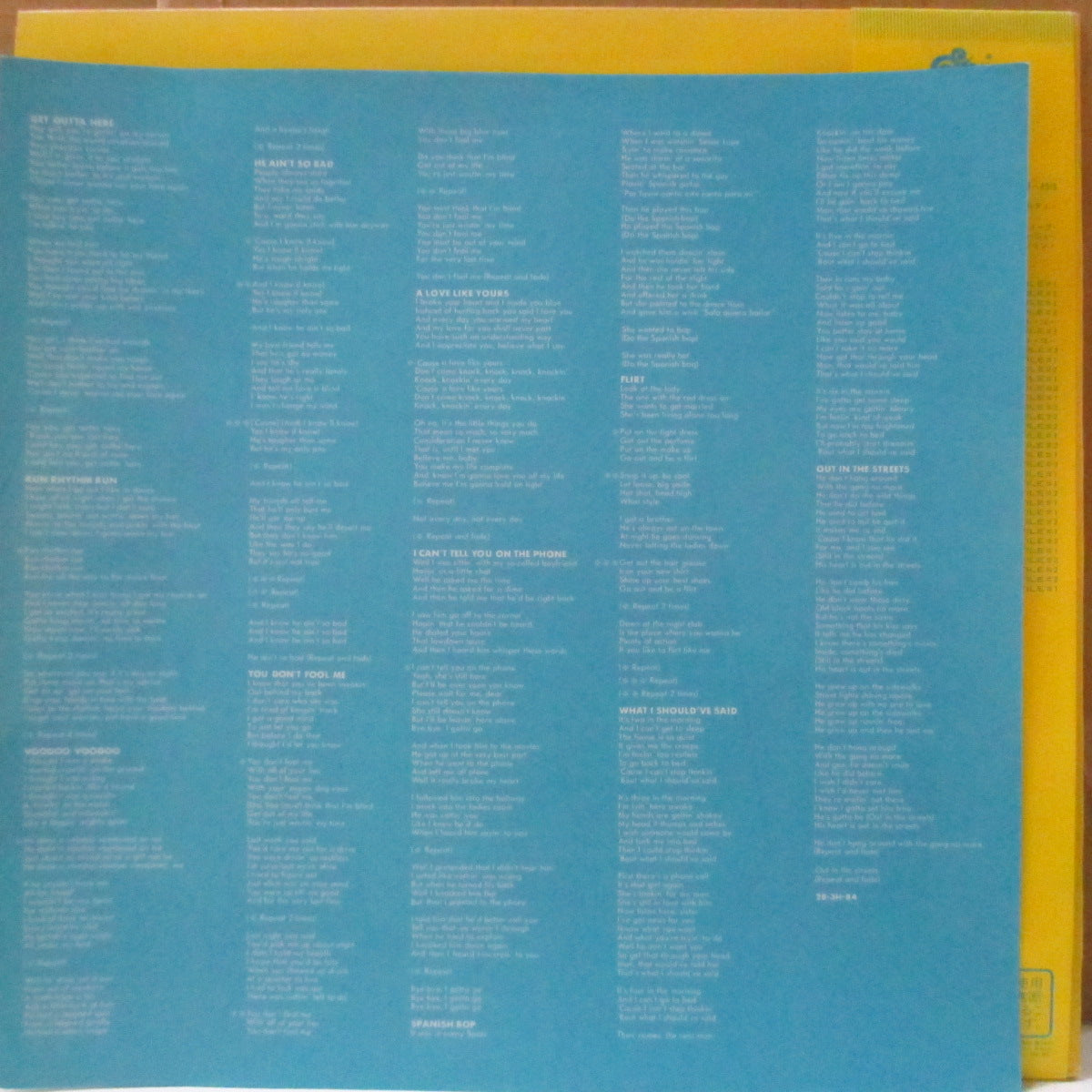 PEARL HARBOUR (パール・ハーバー) - Pearls Galore (Japan プロモ LP+帯, インサート) '83年来日記念編集盤