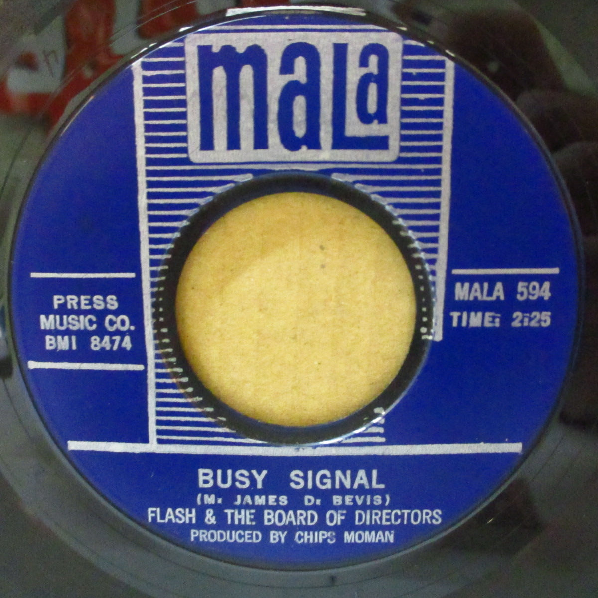 FLASH & THE BOARD OF DIRECTORS (フラッシュ&ザ・ボード・オブ・ダイレクションズ) - Busy Signal / Love Ain't Easy (US '67 オリジナル「青プラスチック・ラベ」7インチ)ビートルズ調哀愁美メロ・ポップス!