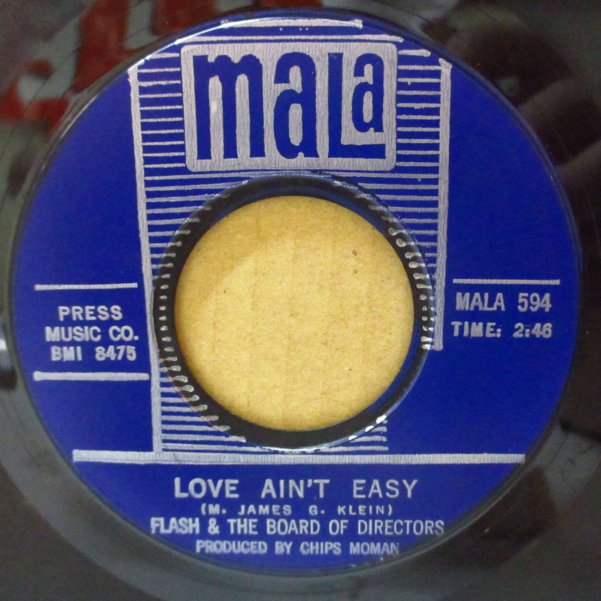 FLASH & THE BOARD OF DIRECTORS (フラッシュ&ザ・ボード・オブ・ダイレクションズ) - Busy Signal / Love Ain't Easy (US '67 オリジナル「青プラスチック・ラベ」7インチ)ビートルズ調哀愁美メロ・ポップス!