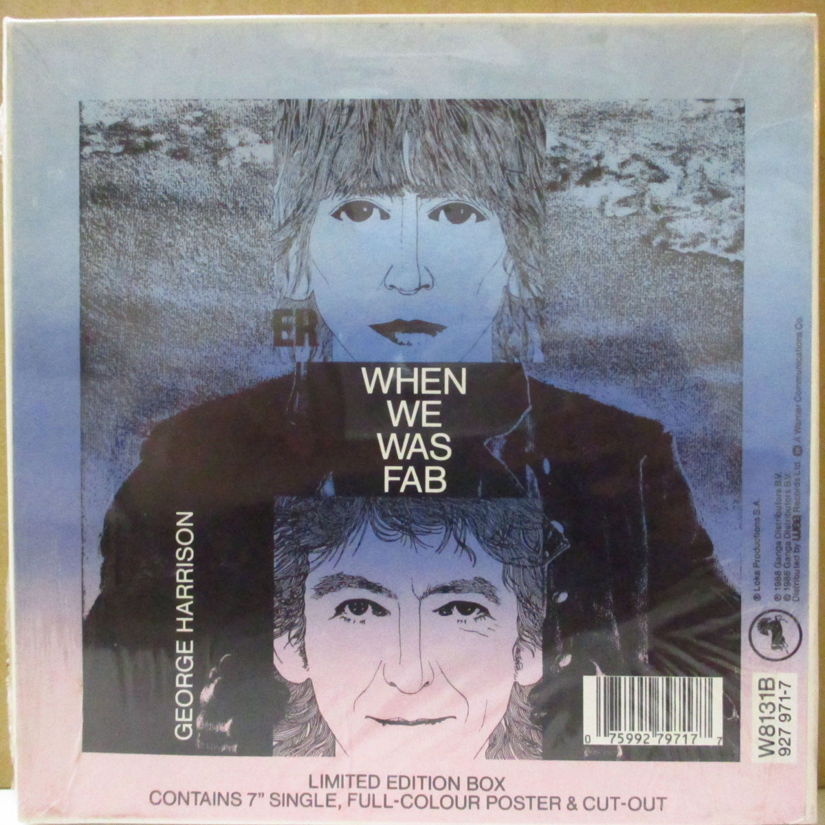 GEORGE HARRISON (ジョージ・ハリスン) - When We Was Fab (UK '88 限定 7インチ・ボックスセット+ポスター, インサート/廃盤 Newデッドストック)