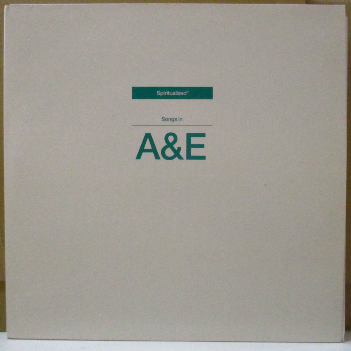 SPIRITUALIZED (スピリチュアライズド) - Songs In A&E (EU オリジナル「黒盤」 2xLP+インナー/光沢見開きジャケ)