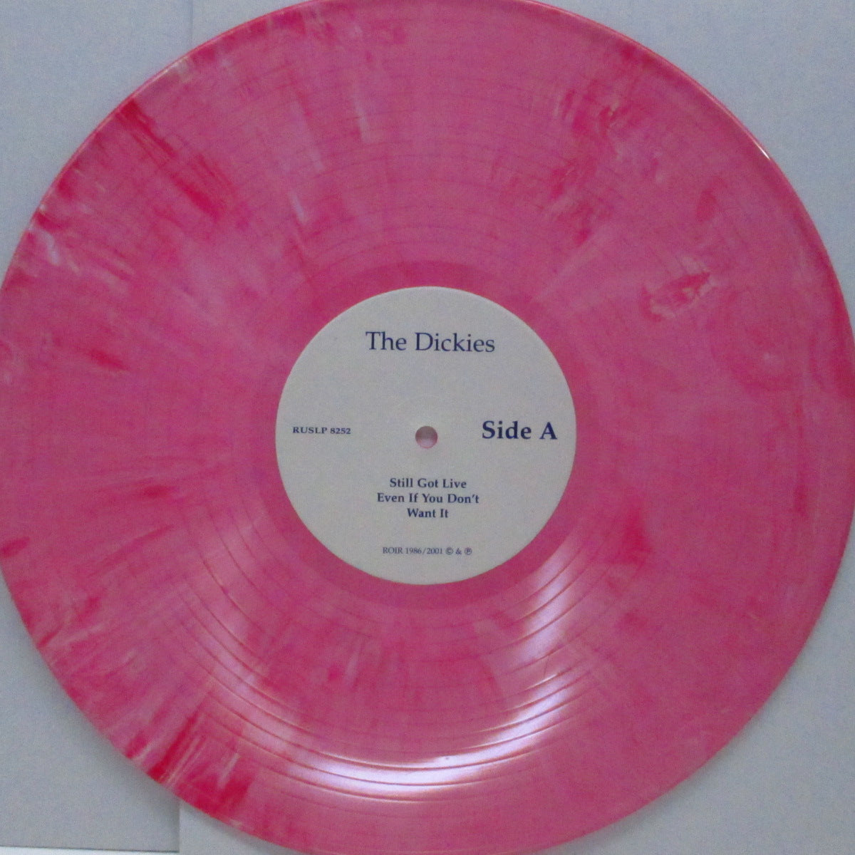 DICKIES, THE (ディッキーズ) - Still Got Live, Even If You Don't Want It (US '01 限定再発「白ラベ」ピンクヴァイナル LP/ステッカー付ジャケ)未発表テイク集 !