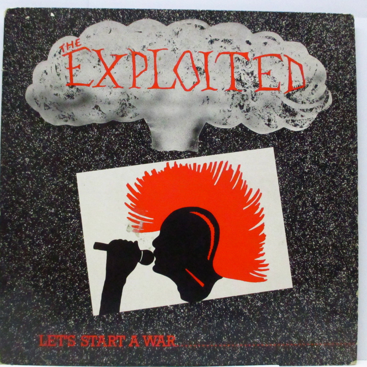 EXPLOITED, THE (ジ・エクスプロイテッド) - Let's Start A War... (UK '85 再発 LP+「別デザイン」ジャケ/Dojo LP 10)