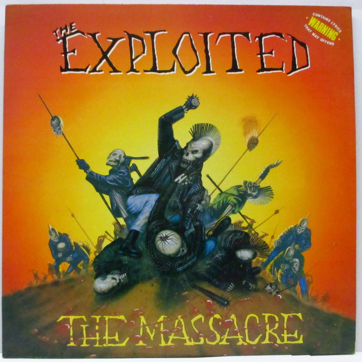 EXPLOITED, THE (ジ・エクスプロイテッド) - The Massacre (UK オリジナル LP+インナー)'90年6th アルバム!