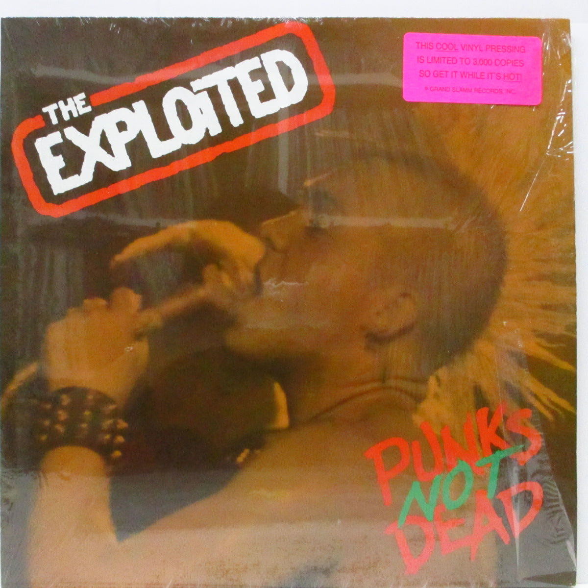 EXPLOITED, THE (ジ・エクスプロイテッド) - Punks Not Dead (US '90 「3,000枚限定」再発 LP/ステッカー付き別デザインジャケ)1stアルバム