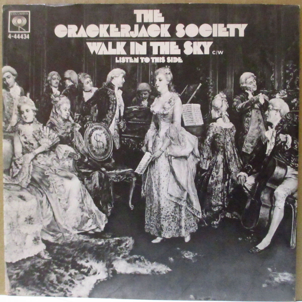 CRACKER JACK SOCIETY, THE (ザ・クラッカ−ジャック・ソサエティ) - Walk In The Sky (US '68 ジャケ付き プロモ白ラベ 7インチ)サンシャイン・ポップ & ソニックユース元ネタのノイズループ実験的ナンバー!