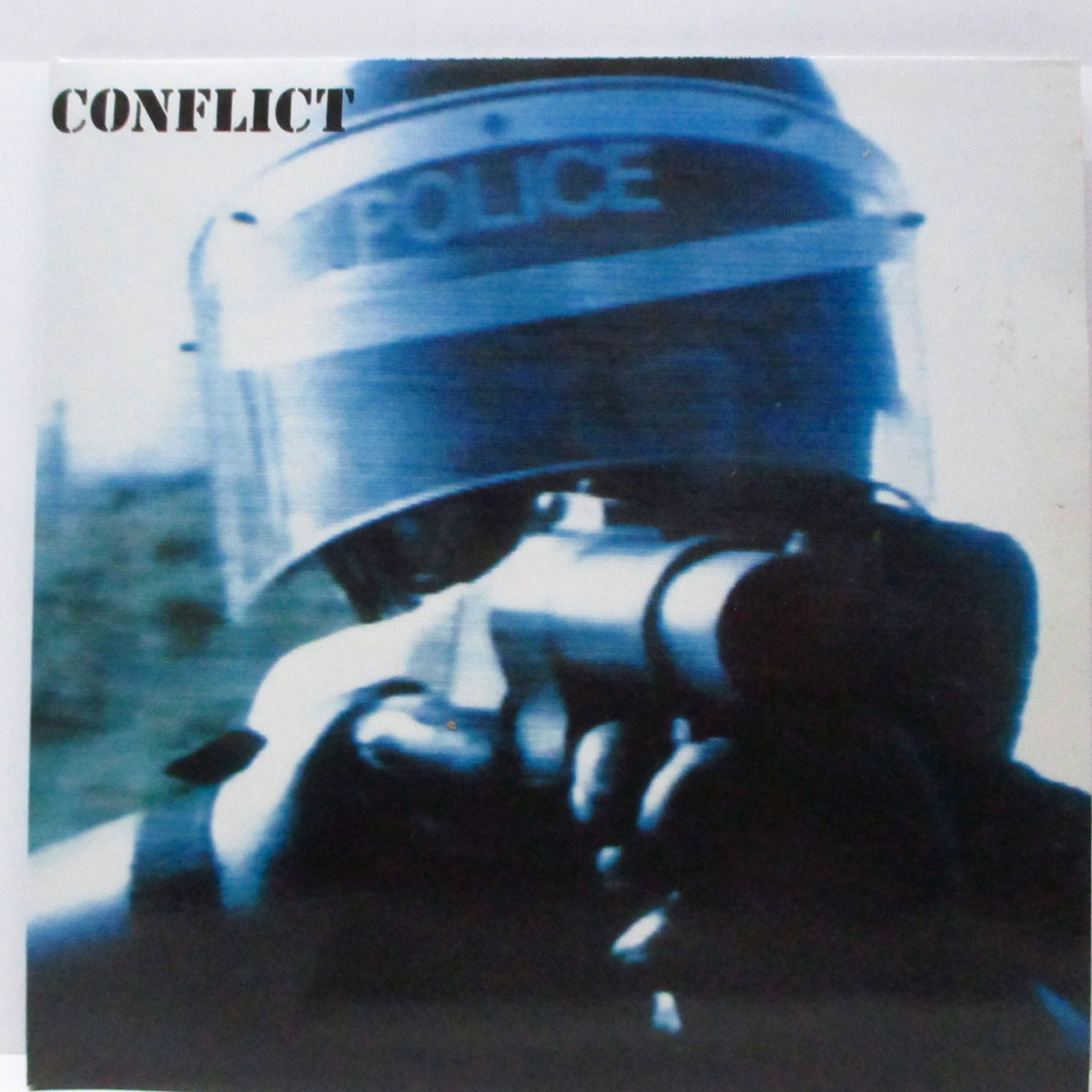 CONFLICT (コンフリクト) - The Ungovernable Force (UK 90's 再発 LP/価格表記の無い見開ジャケ) '86年サード!