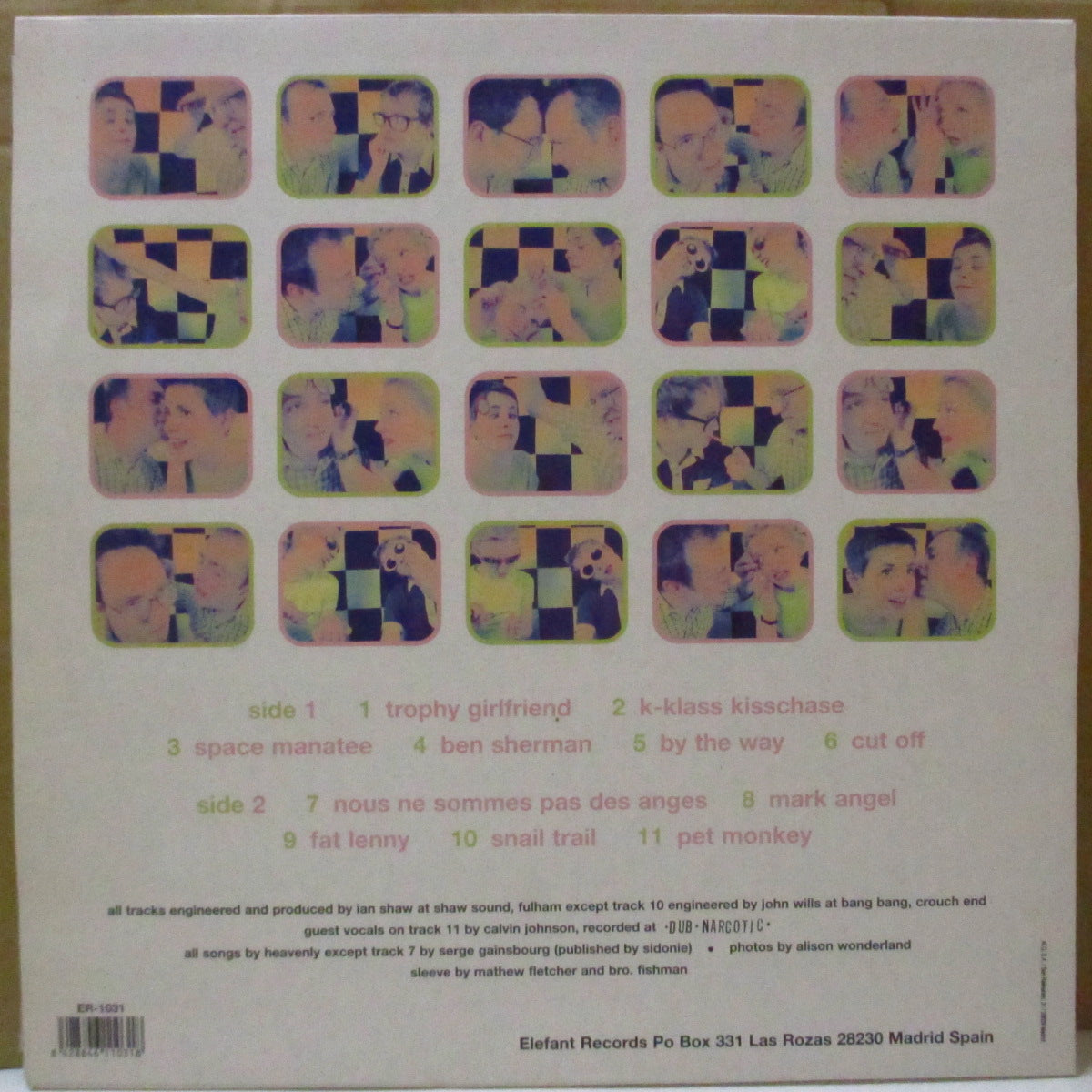 HEAVENLY (ヘヴンリー) - Operation Heavenly (Spain 限定「ライトグリーンヴァイナル」 LP) '96年4th&ラストアルバム