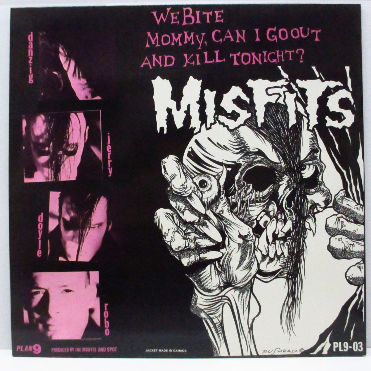 MISFITS (ミスフィッツ) - Die Die My Darling (US '86 サードプレス正規再発「光に透かすと赤茶色盤 」12")