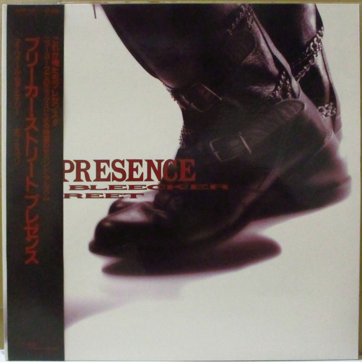 PRESENCE (プレゼンス) - Bleecker Street (Japan オリジナル LP+帯, インサート/光沢見開きジャケ) '88年2ndアルバム