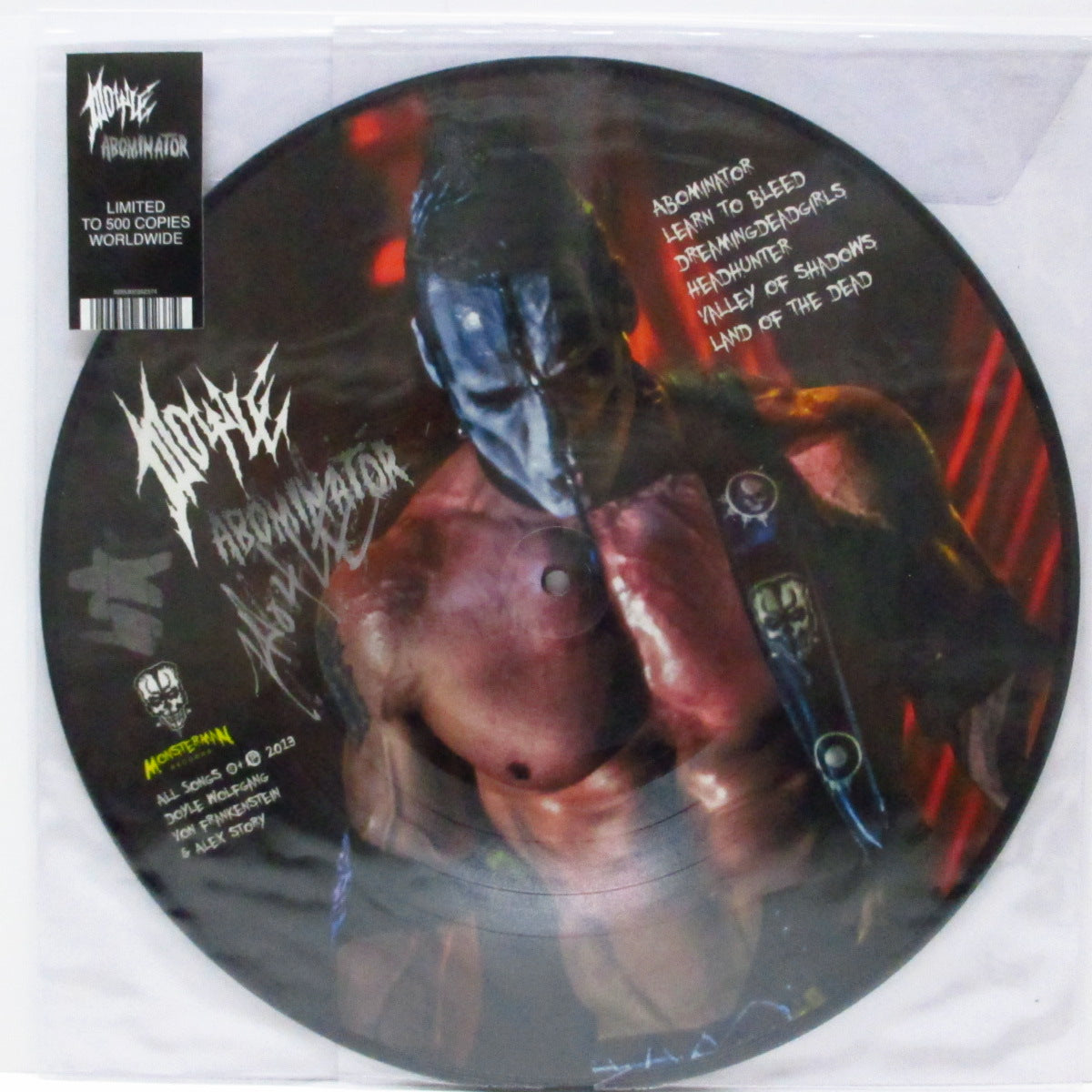 DOYLE (ドイル) - Abominator (世界共通'17年世界共通レコード・ストア・デイ500枚限定再発ピクチャー LP/「ドイルの直筆サイン入り」 /ステッカー付きPVC)