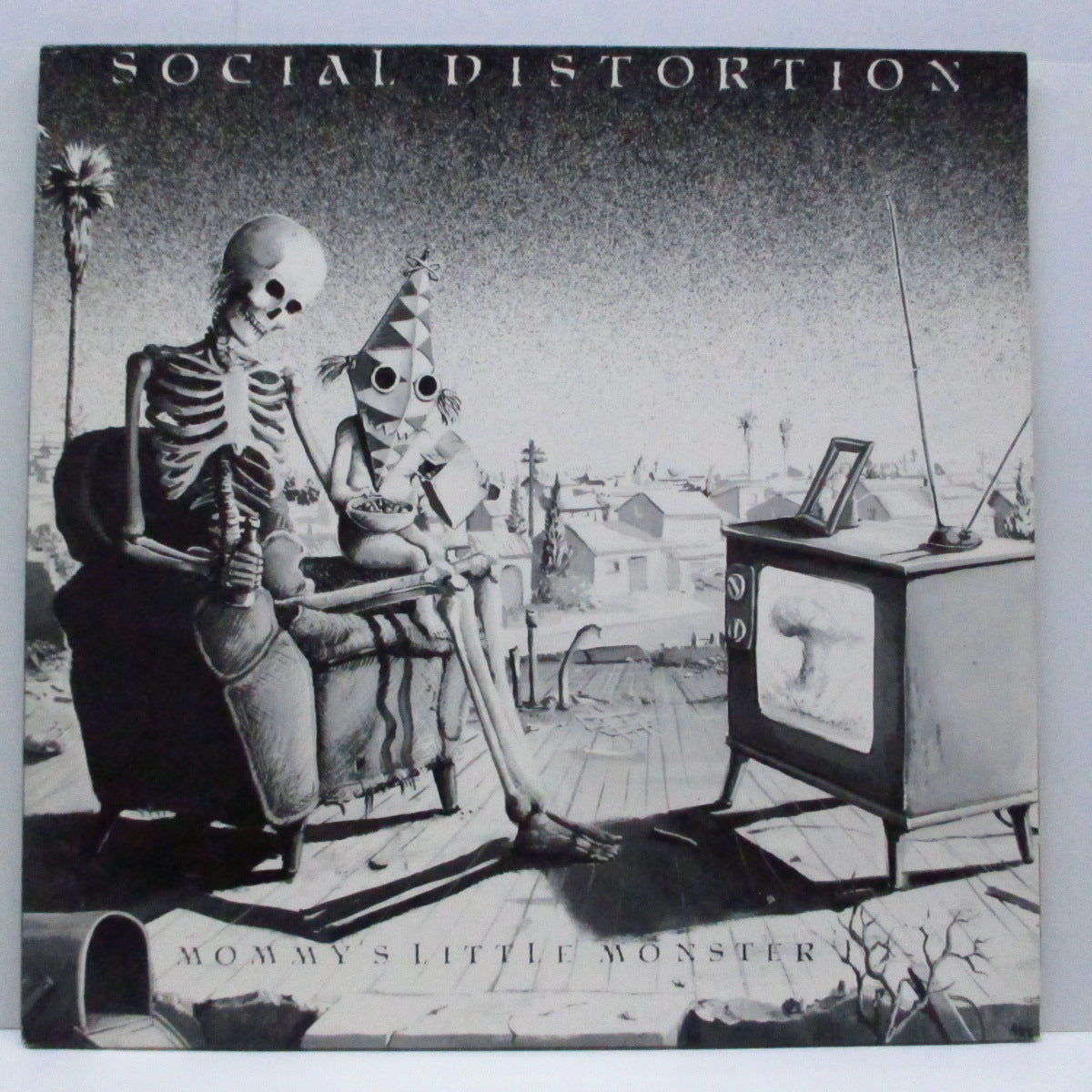 SOCIAL DISTORTION (ソーシャル・ディストーション) - Mommy's Little Monster (US '95 再発 LP+見開ジャケ/70930-43500-1)