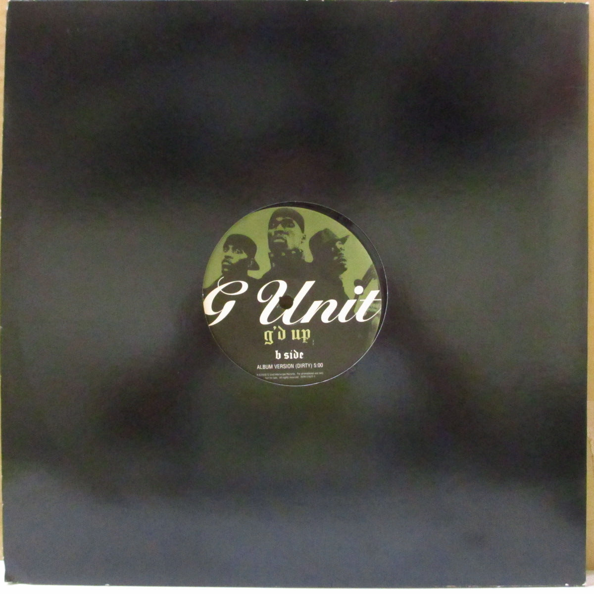 G-UNIT (Gユニット) - Poppin' Them Thangs (US '03 プロモ5曲入り33回転 12インチ/レアステッカー付きダイカットスリーブ)