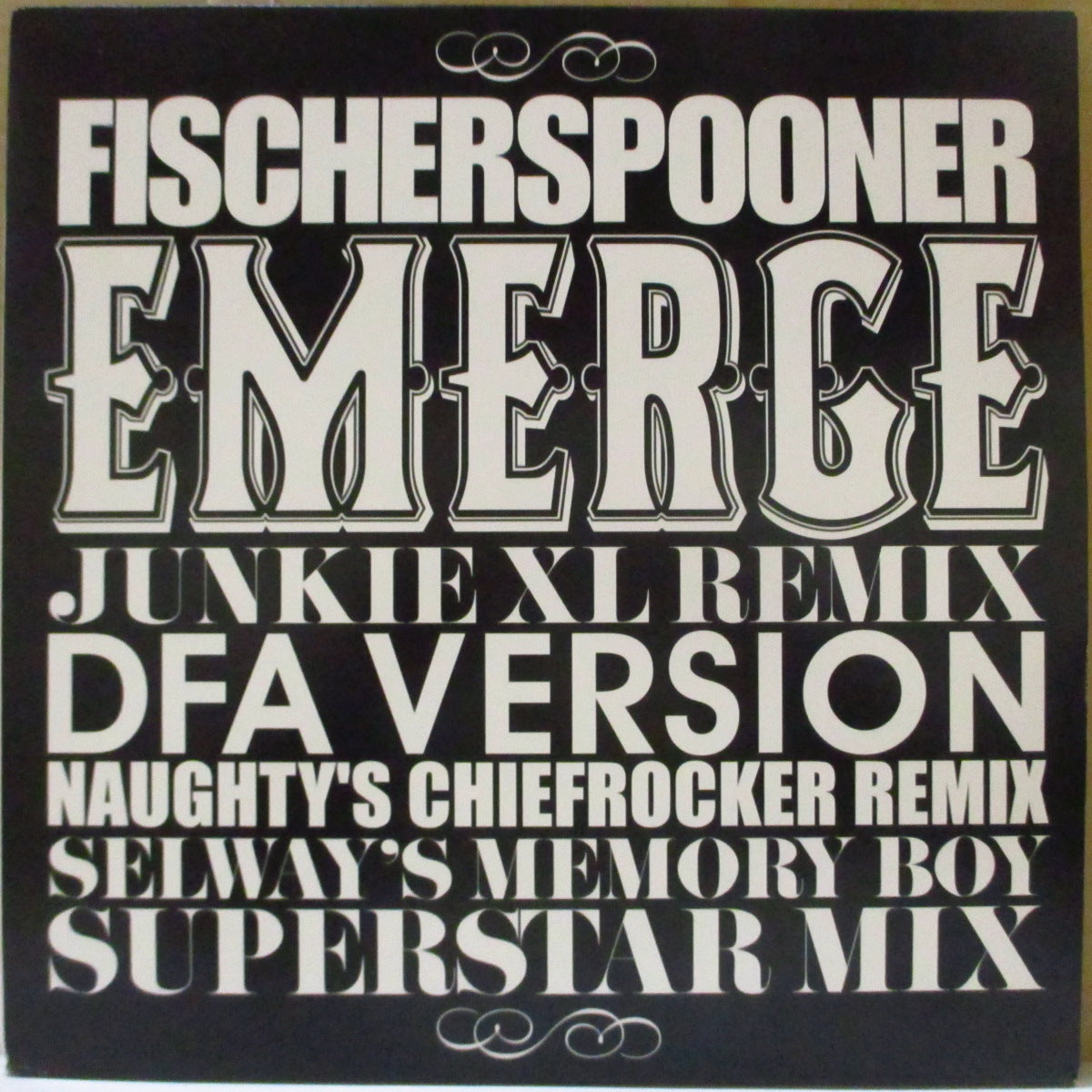 FISCHERSPOONER (フィッシャースプーナー) - Emerge (US '02 オリジナル 2x12インチ/エンボス光沢ジャケ)