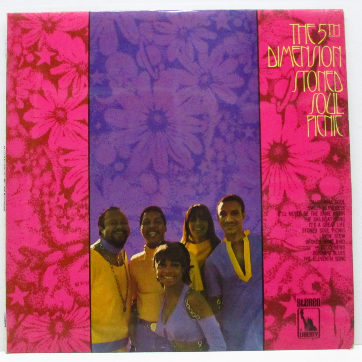5TH DIMENSION (フィフス・ディメンション) - Stoned Soul Picnic (UK オリジナル「ステレオ」LP/両面コーティングジャケ)